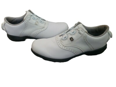FootJoy Men's DryJoys Tour Golf Shoes White Size Narrow Model  #99017