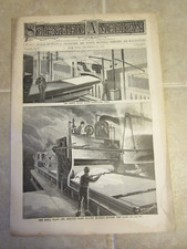 Scientific American Magazine December 1893 Bonta Plate Glass Rolling Machine