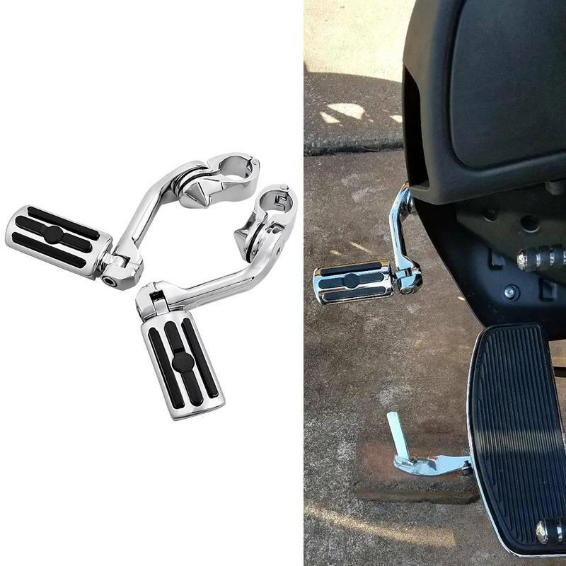 Pinos cromados para rodovia 1-1/4" para Harley 1200 Sportster Road King Street Glide - Imagem 2 de 4