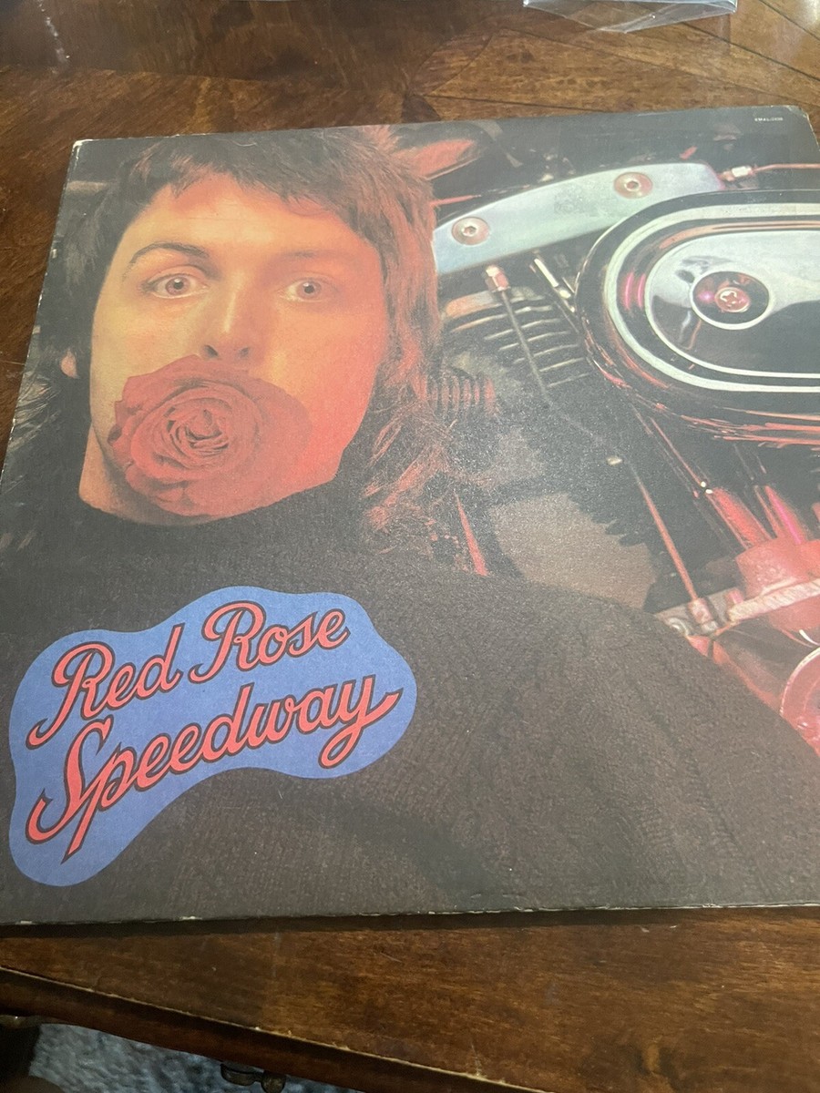 PAUL MCCARTNEY AND WINGS RED ROSE SPEEDWAY VINYL LP 1973 WITH
