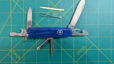Victorinox Swiss Army Knife Tinker Sapphire Blue UNUSED New Open Box Multi-Tool