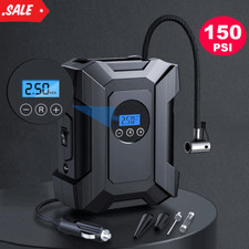 150PSI Car Air Tire Pump Inflator Portable Compressor Digital Electric Auto 12V