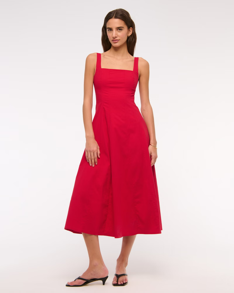 strapless open back dress Red satin dress with off the shoulder and high slit – Destiny Chic