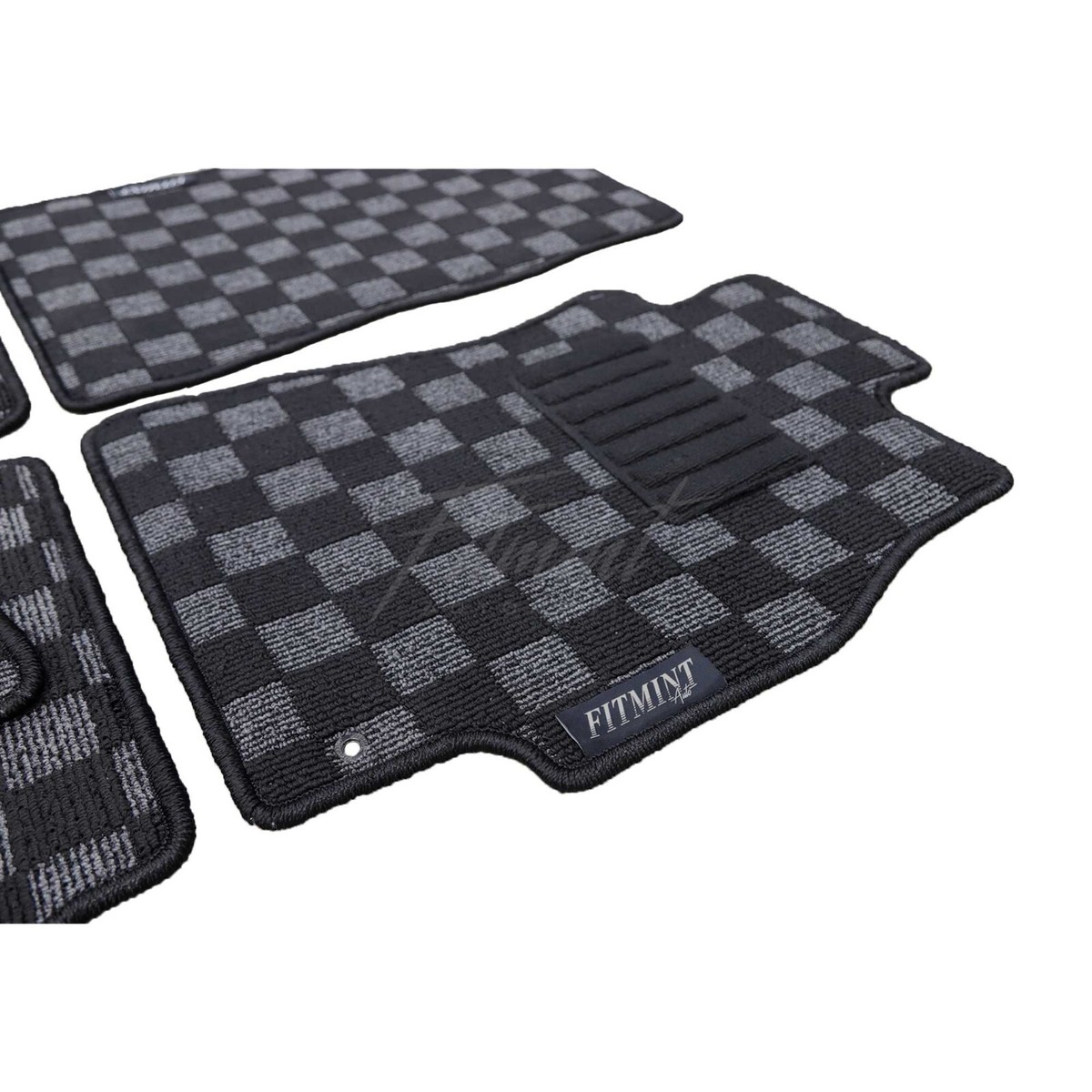 マットブラック チェイサー Fits - JZX100 / JZX90 Chaser Checker Floor mats! JDM 1JZ 2JZ