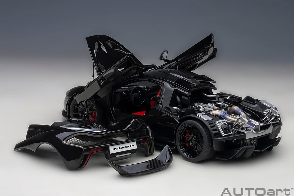 AUTOart - AUTOart マクラーレン P1 （マット・ブラック／レッド） Amazon.co.jp: AUTOart 1/12 マクラーレン P1 マット・ブラック