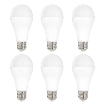 6 x Spectrum LED Birnen 18W = 120W E27 matt 1800lm Tageslicht 6500K kaltweiß