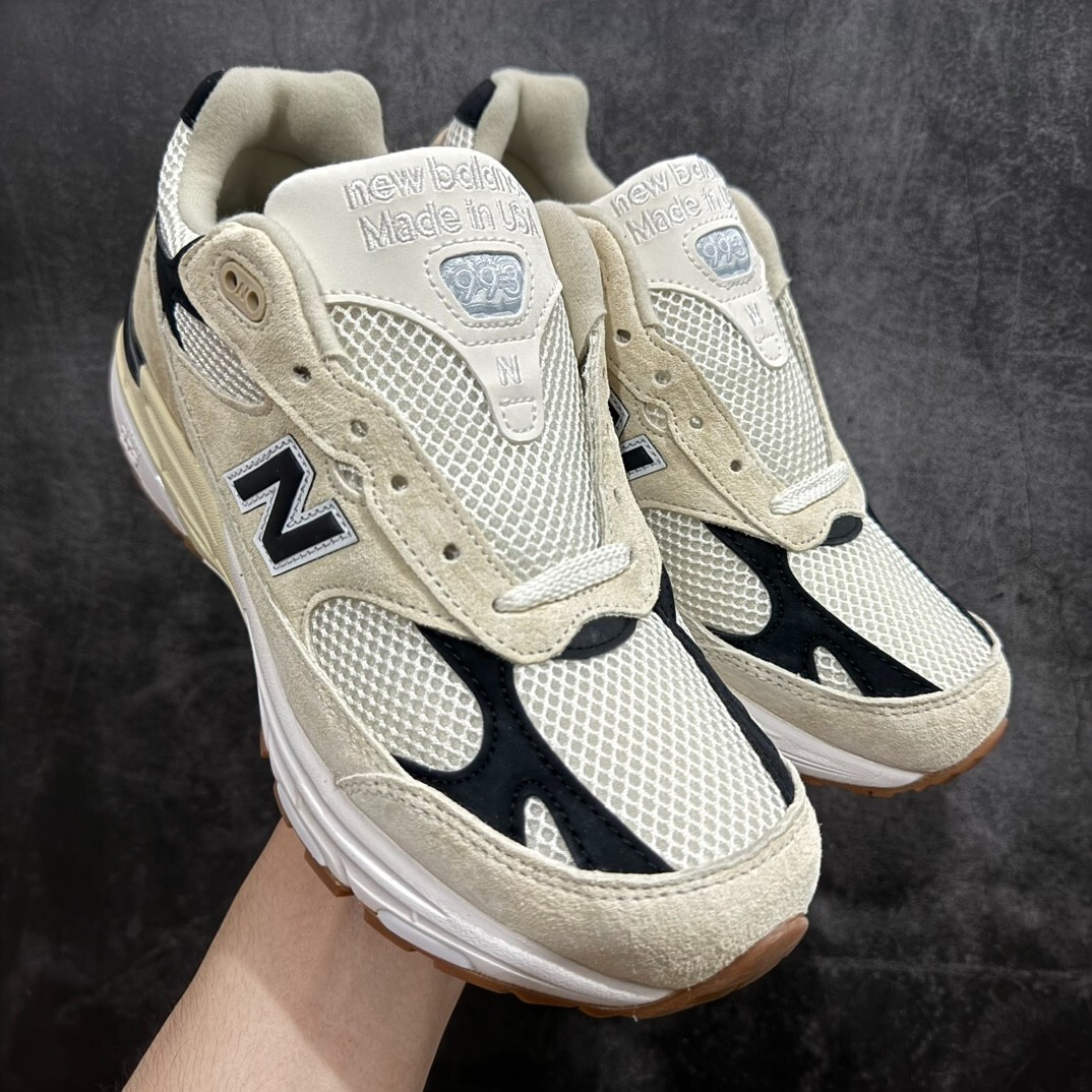 New Balance 993 Made in USA x Teddy Santis 'Sea Salt Black' Men