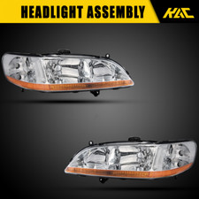 For 1998-2002 Honda Accord 24dr Clear Headlights Headlamp Assembly Replacement For 1998-2002 Honda Accord 24dr Clear Headlights Headlamp Assembly Replacement
