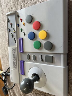 コントローラーSUPERJOYCard Super Advantage Nintendo Turbo Arcade Joystick SNES