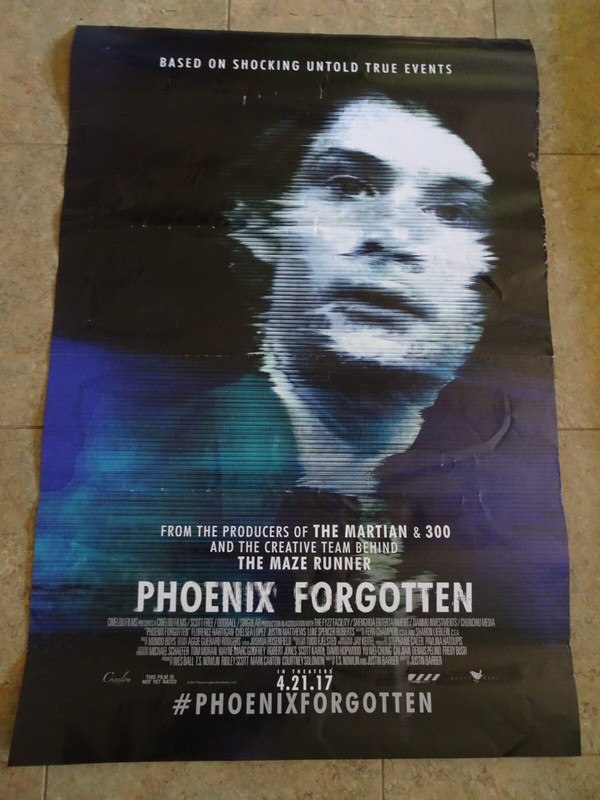 Phoenix Forgotten - Movie Poster with Luke Spencer Roberts as Josh Bishop