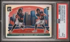 2024 NFL Optic CALEB WILLIAMS ROME ODUNZE RC Downtown Duos Dual #10 POP 1 PSA 9