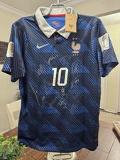 2026 France Les Bleus TEAM SIGNED World Cup Jersey 17 Autographs w/COA + Proofs!