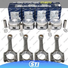 Oem Piston Ring Kit Connecting Rods 20mm For Audi A4 A3 Vw Gti Bpy 2.0 Tfsi