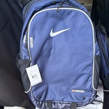 Nike Track Club Track Backpack Blue Insulated Zip Logo Running One Size
