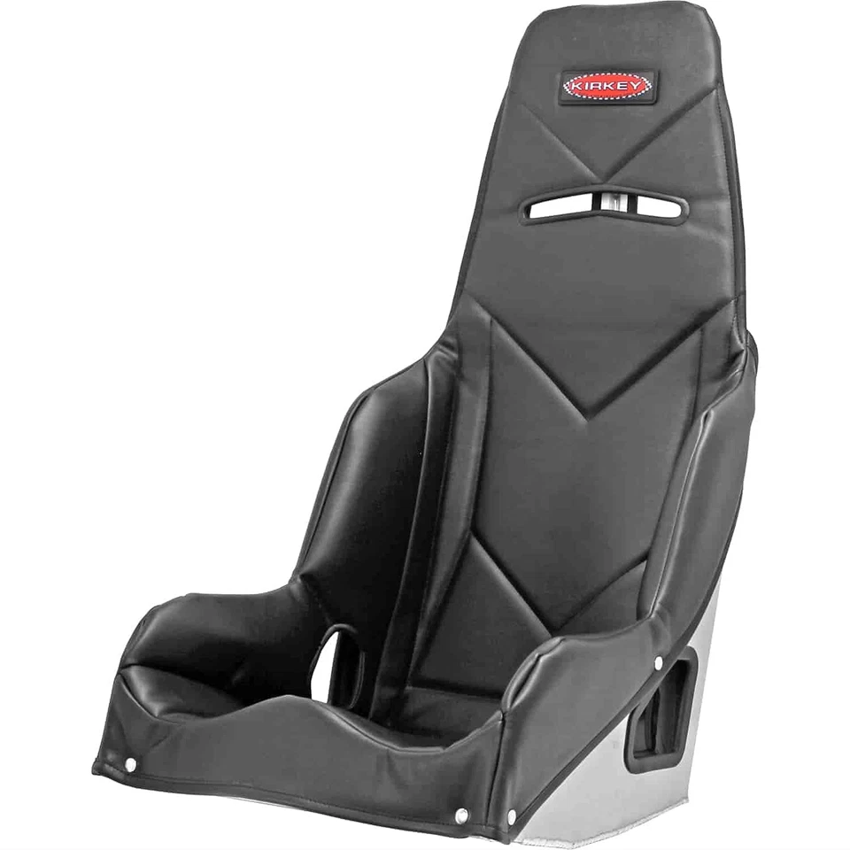 Cubierta de asiento Kirkey 5520001 55 Series Pro Street Drag 20 ancho de cadera vinilo negro fabuloso Foto 3 de 3