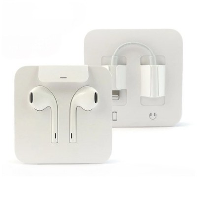 Apple Lightning Earpods with 3.5mm Headphone Adapter OEM Earbuds iPhone 7 8 8+ X