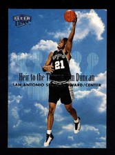1999-00 Ultra Heir to the Throne #6 Tim Duncan San Antonio Spurs HOF