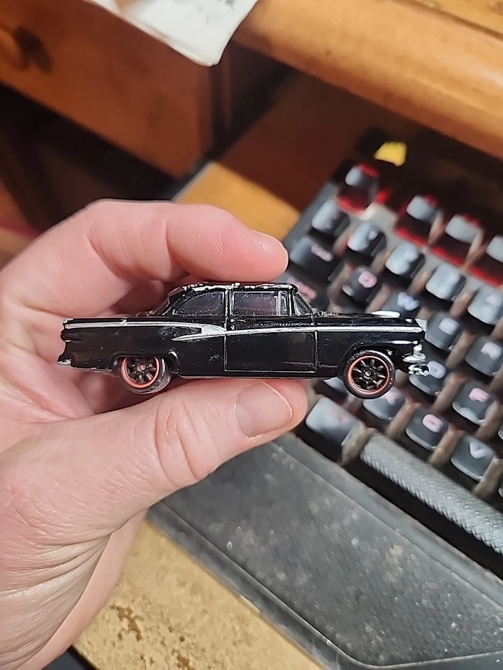 Ford Victoria 2016 Mattel Fast & Furious F8 1956 coche diecast suelto negro Foto 2 de 4