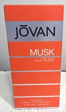 Jovan Musk by Coty 3.0 Oz Cologne Spray for Men New in Box