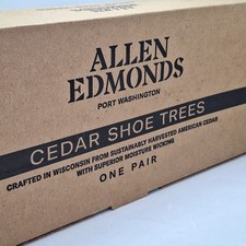 Allen Edmonds XL Cedar Shoe Trees Split Toe Aromatic Wood Made in USA Pair