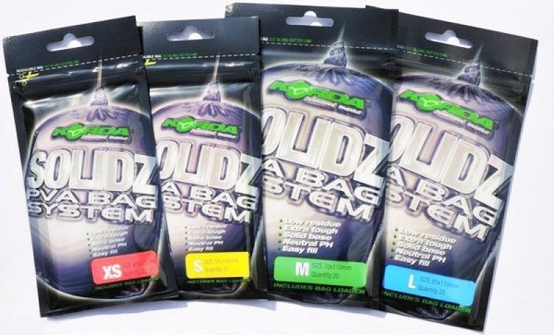 Пакеты из ПВА Korda Solidz S 55x100 мм - 25 пакетов из ПВА-Scke 2490₽