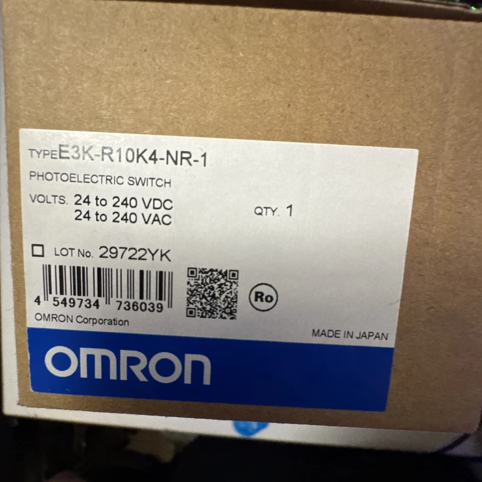 Omron Photoelectric Switch Sensor E3K-R10K4–NR-1 - Image 2 of 4