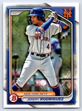 Jeremy Rodriguez 2024 Bowman Draft #BD-171 New York Mets Baseball Card