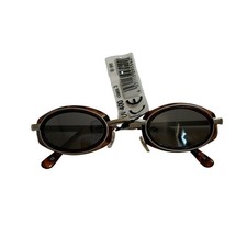 Vintage 90s Mixed Media Oval Sunglasses