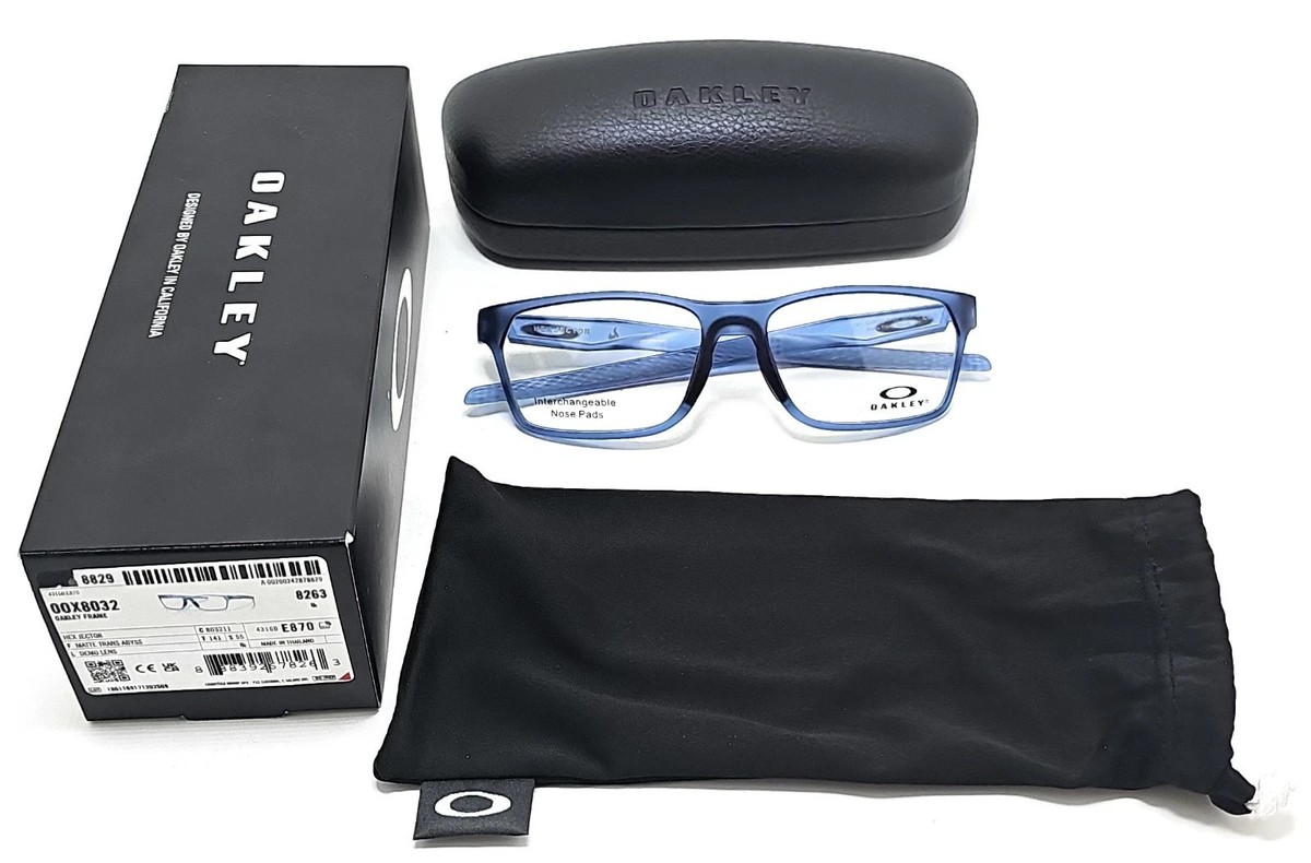 Oakley Hex Jector OX8032-1155 Matte Transparent Abyss Eyeglass