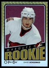 2009-10 O-Pee-Chee RAINBOW FOIL David Schlemko Rookie Phoenix Coyotes #539
