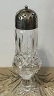 Vintage Original Waterford Lismore Sugar Shaker Muffineer Crystal w/ LidExc Cond
