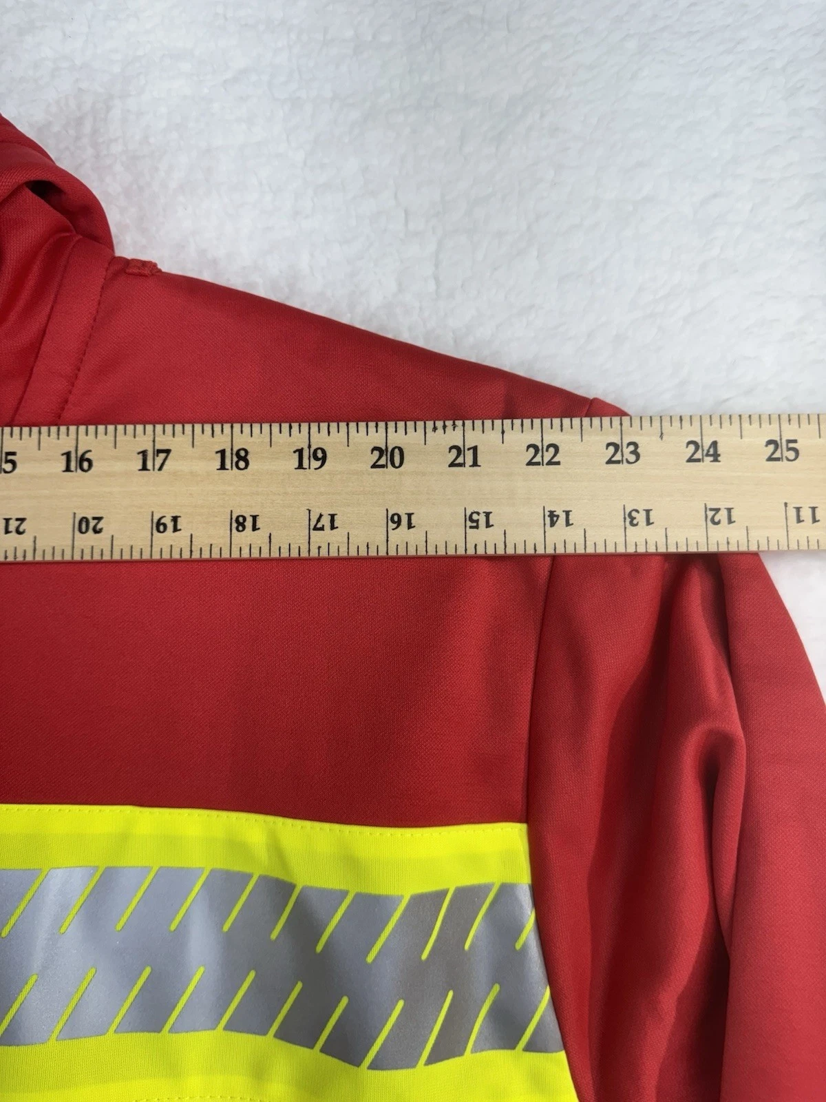 Kishigo Increased Visibility Safety Jacket Sweatshirt Men’s Sz 2XL B313 Red NWT image 9