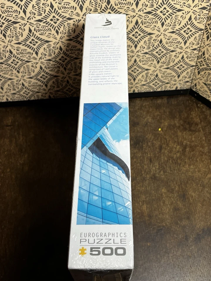 New Eurographics Glass Cloud Building Architecture Puzzle 500-Piece NIB - Image 4 of 4