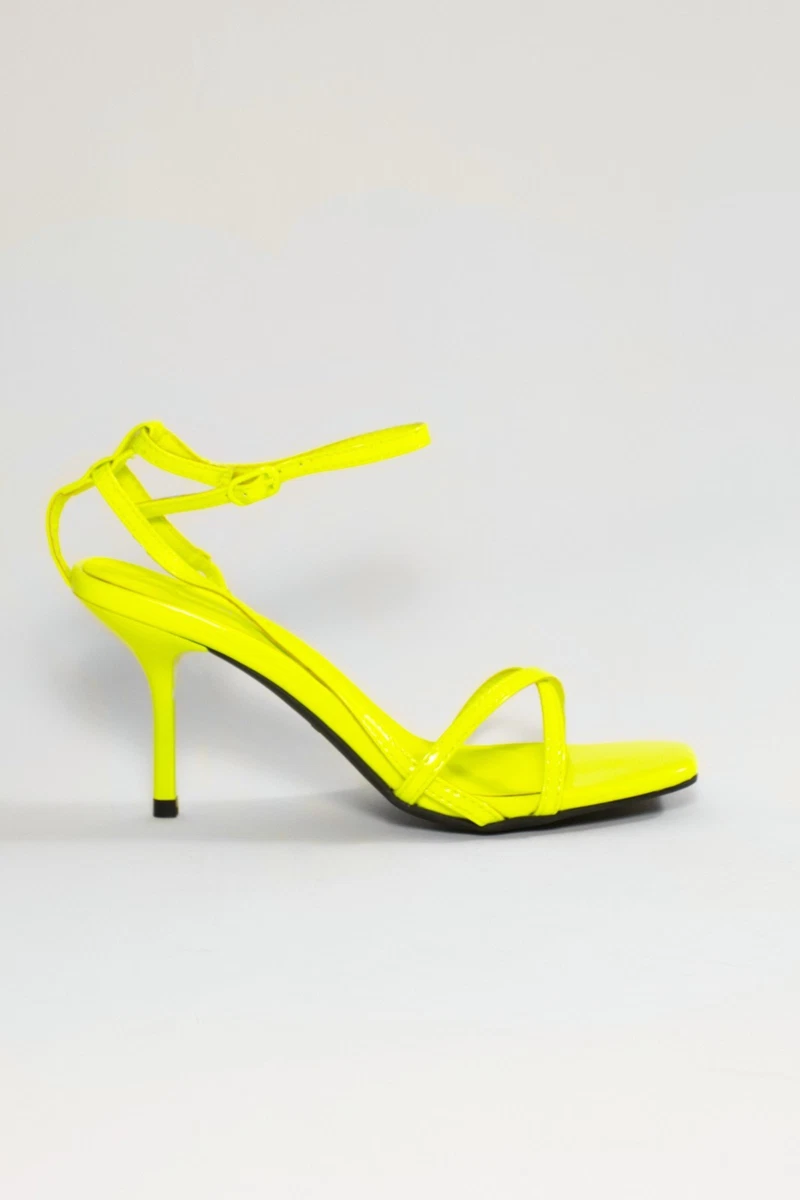 LILLY - Sandali neri con tacco alto e strass - Italia