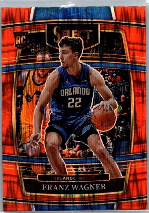 2021-22 Panini Select - Concourse Franz Wagner #15 Orange Flash Prizm (RC)