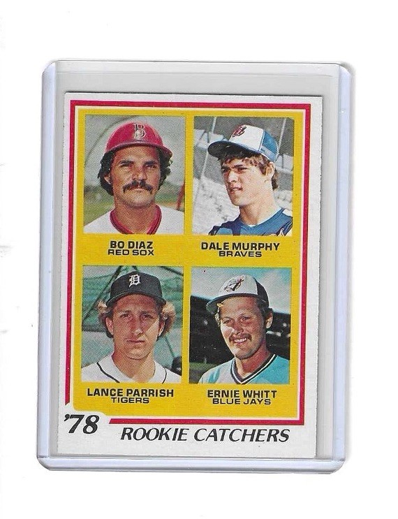 1978 Topps Catchers Bo Diaz Dale Murphy Lance Parrish Ernie Whitt Rookie RC #708