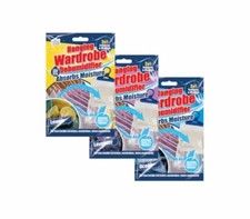 Dehumidifier Hanging Bags Moisture Absorber 3 Packs Camper Van Wardrobe Kitchen