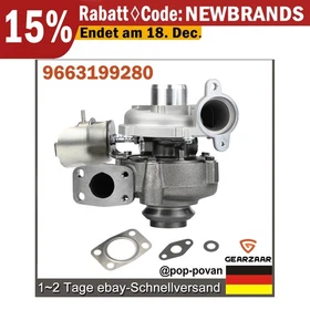 Turbolader 1.6 HDI TDCI 109 PS 80KW Für Ford Citroen Peugeot Volvo Mazda Mini