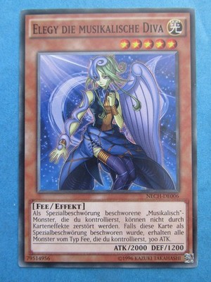 Yugioh - Elegy die musikalische Diva - NECH-DE006 - Common - NM - Deutsch