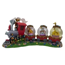 Disney Direct Dumbo & Casey Jr Musical Snow Globe Train Music Snowglobe