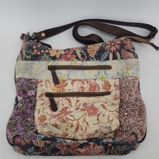 Myra Bag Canvas Leather Crossbody Shoulder Ba...