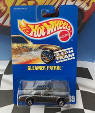Hot Wheels 1992 Gleam Team Edition 189 Gleamer Patrol Sheriff DARK CHROME BW
