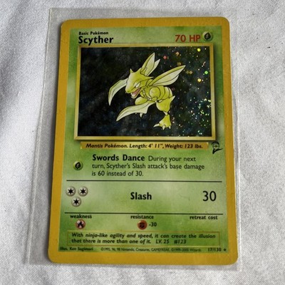 Scyther 017/130 Base Set 2 Holo