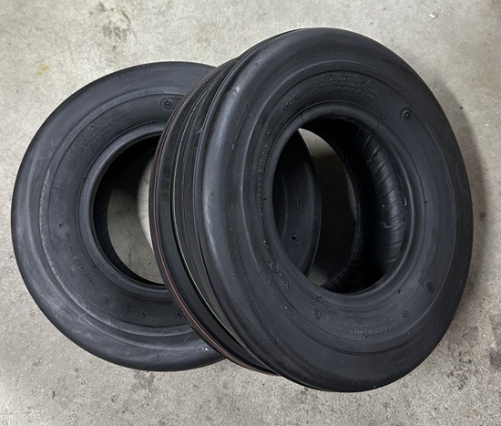 Cheng Shin Tire Set of 2, 13 x 5.00 - 6, Standard Rim 3.5, 4 Ply 40psi Max