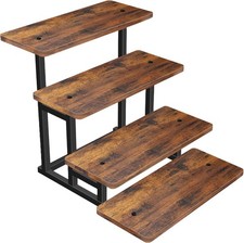 Cupcake Stand 50 Cupcakes 4 Tier Wooden Risers Display Stands Stepped Dessert