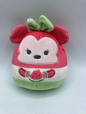 Kellytoys Squishmallow Plush Disney Minnie Mouse Watermelon 7" Pastel Green Pink