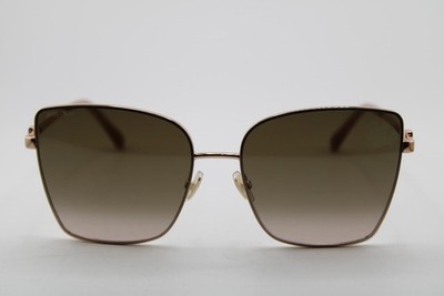 NEW JIMMY CHOO VELLA/S PY3HA GOLD PINK GRADIENT AUTHENTIC