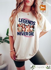Vintage 1990s Sandlot Legends Never Die Baseball Graphic T Shirt New With Tags