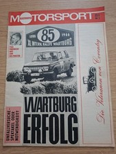 DDR Zeitschrift Illustrierter Motorsport 23/66, Rallye Wartburg, Opel Rekord
