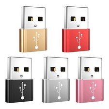 8 X USB 3.1 Type C Female to USB A Male Adapter Converter Charger Connector Plug